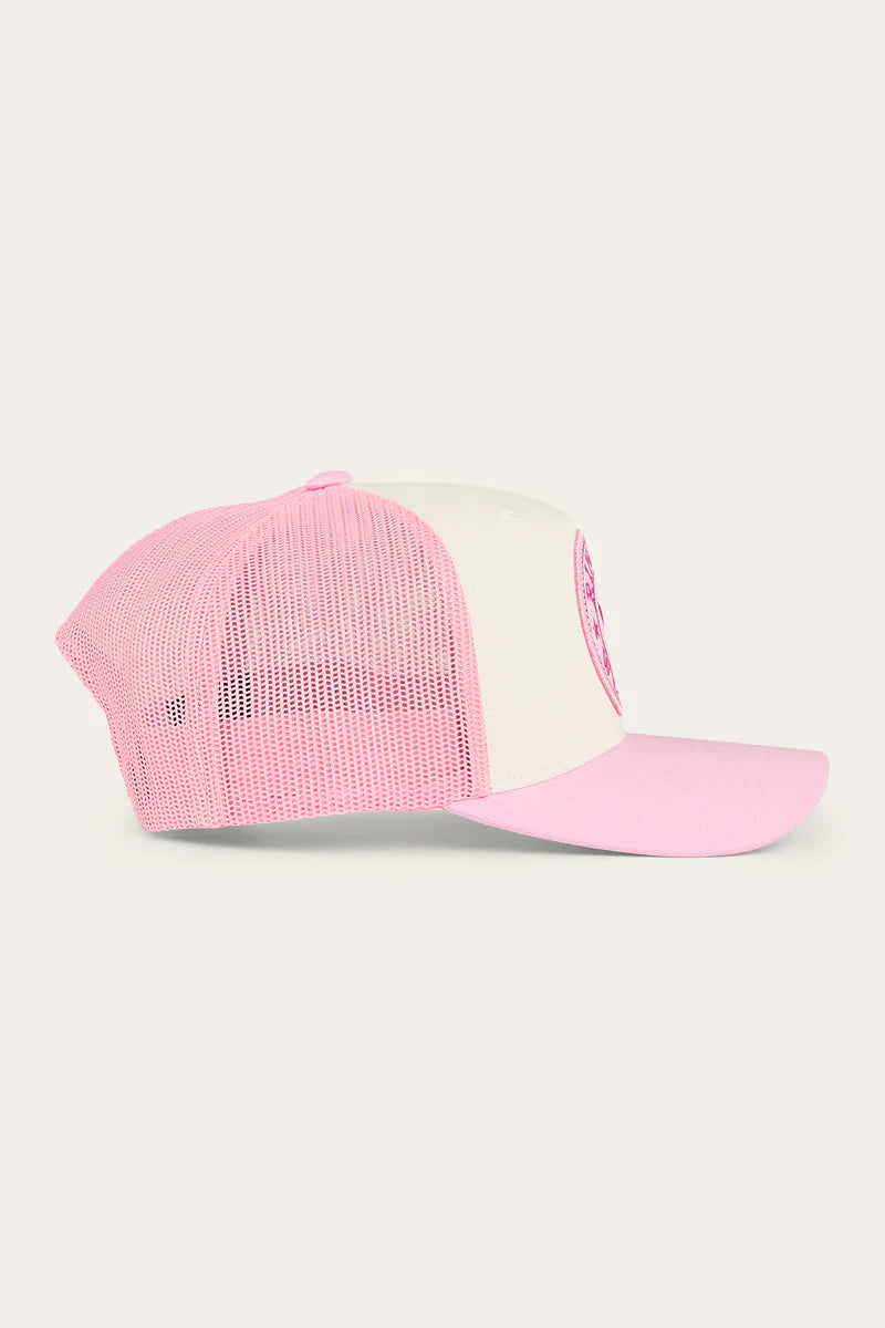 Ringers Western - Signature Bull Kids Trucker Cap - Pastel Pink