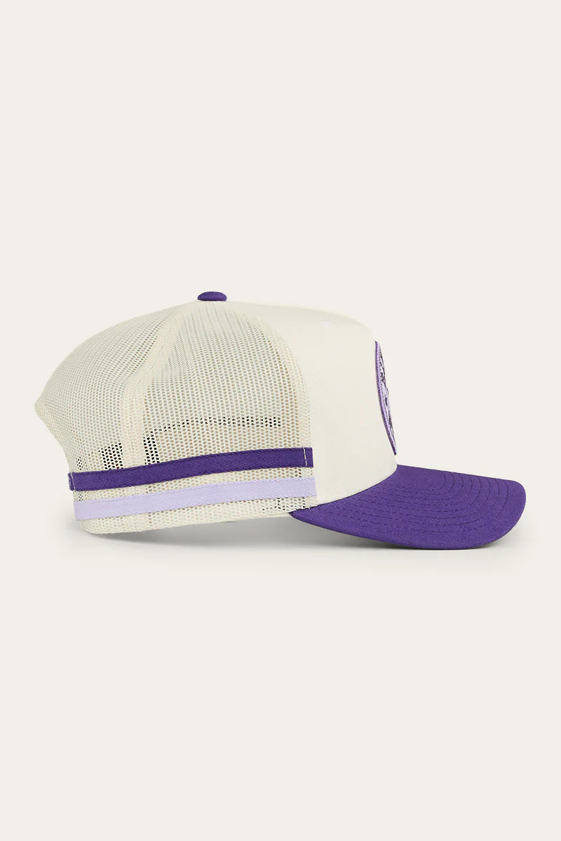 Ringers Western - McCoy Trucker Cap - White/ Mulberry