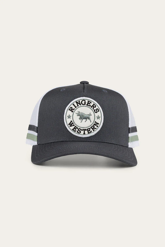 Ringers Western - McCoy Trucker Cap - Charcoal/Leaf