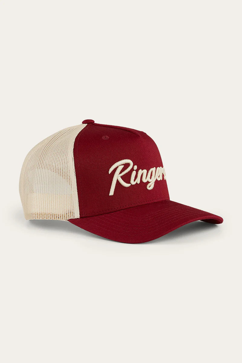 Ringers Western - Hackett Trucker Cap - Burgundy