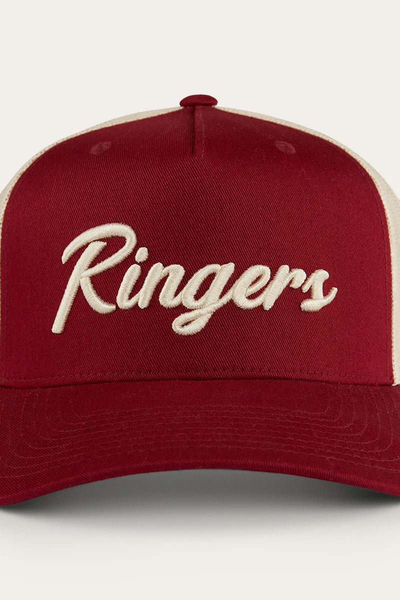 Ringers Western - Hackett Trucker Cap - Burgundy