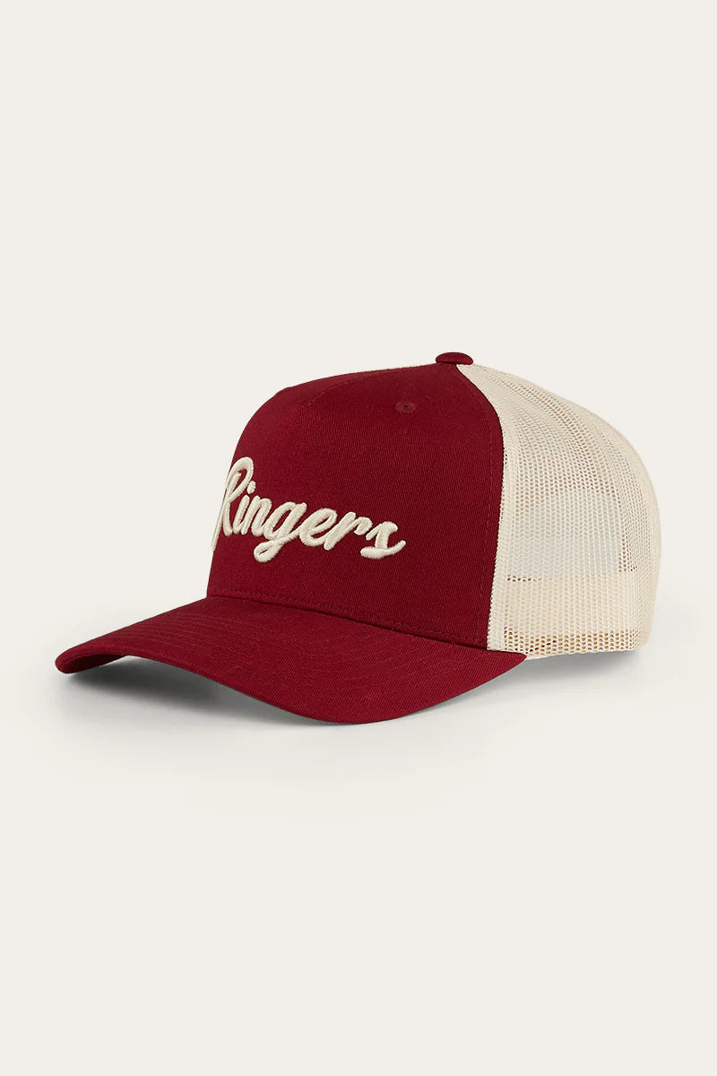 Ringers Western - Hackett Trucker Cap - Burgundy