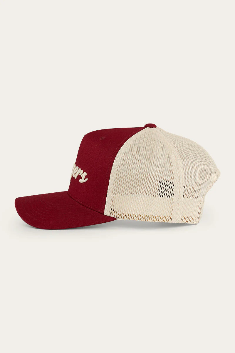 Ringers Western - Hackett Trucker Cap - Burgundy