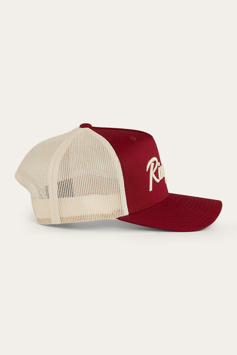 Ringers Western - Hackett Trucker Cap - Burgundy