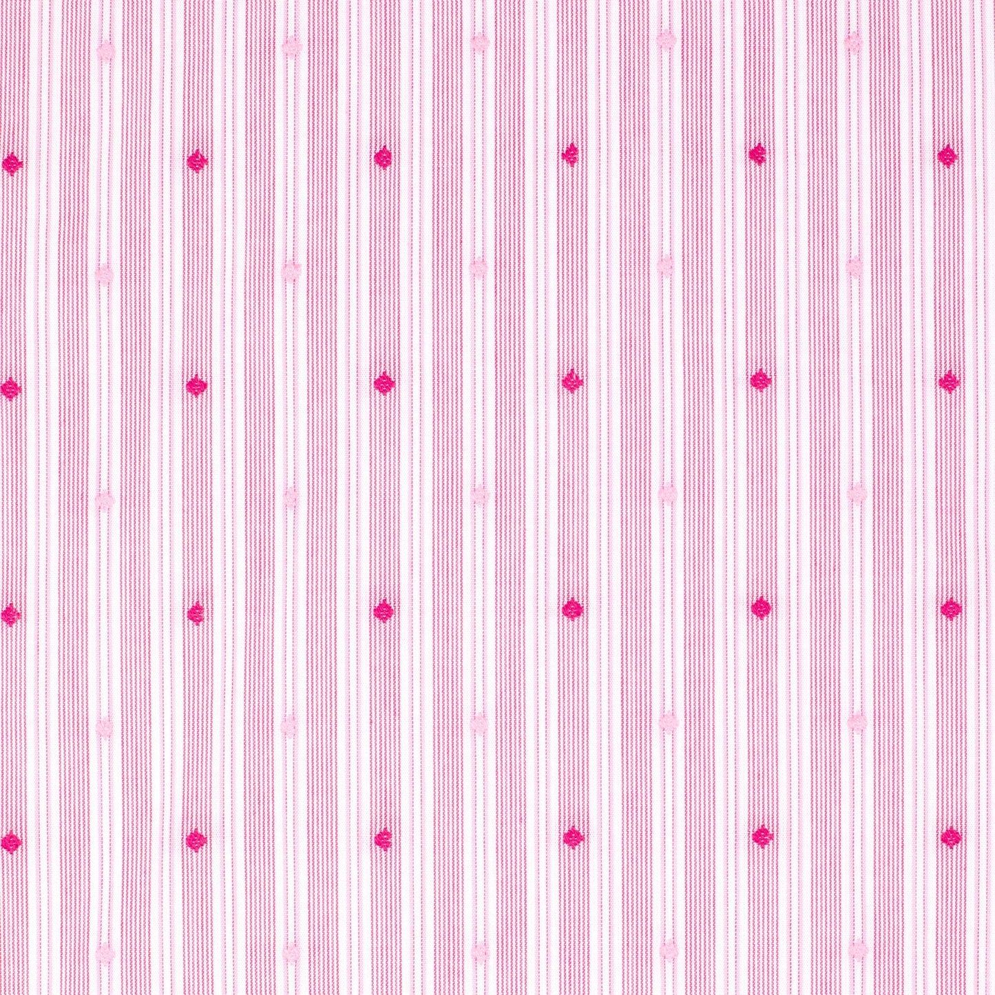 Just Country - Womens Closed Front Work Shirt - Jahna Trim - Hot Pink/ White & Hot Pink Stripe