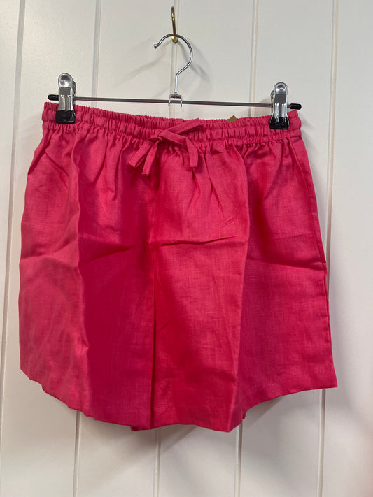 LJC - Mac Short Raspberry Linen