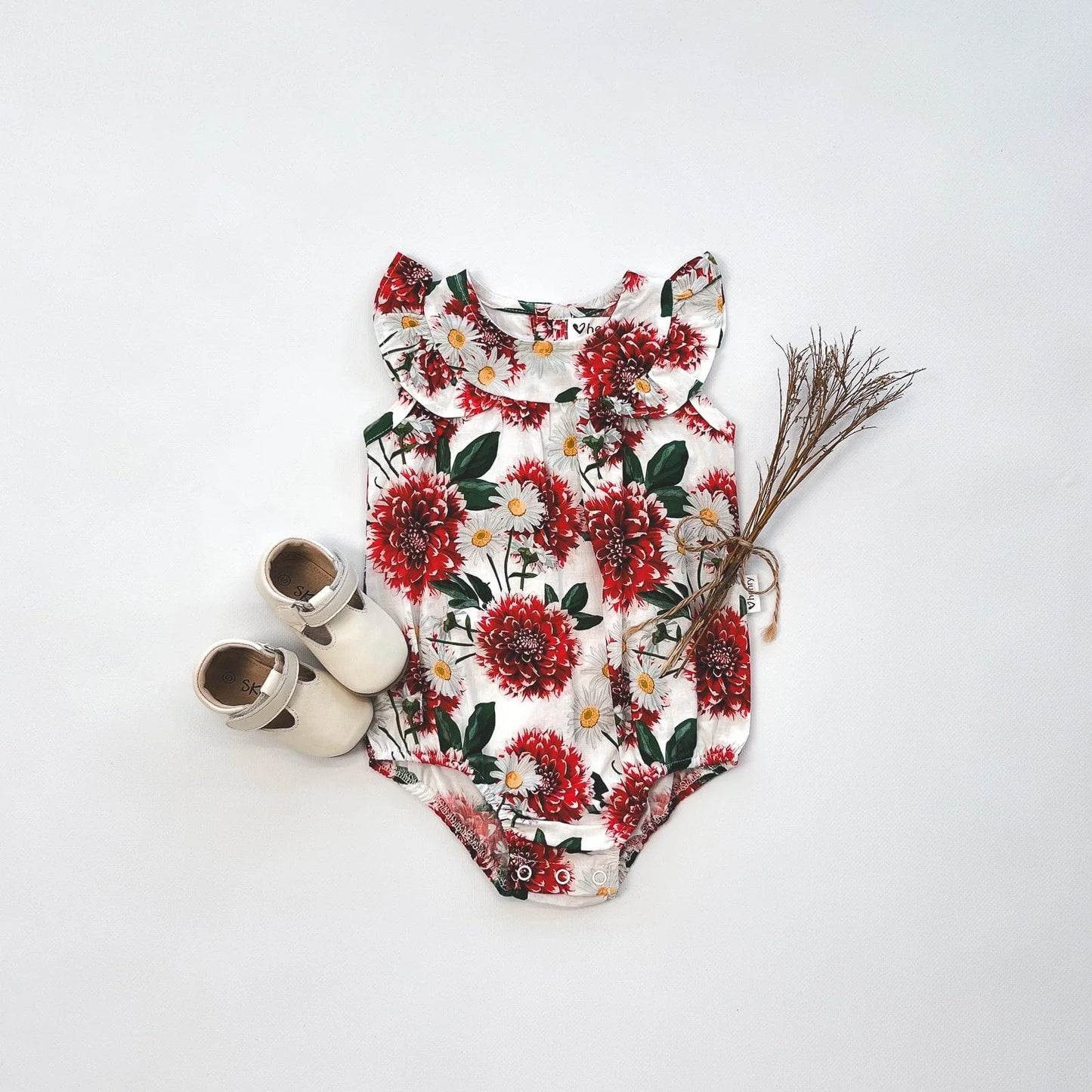 Love Henry - Girls Neve Playsuit - Amore Floral