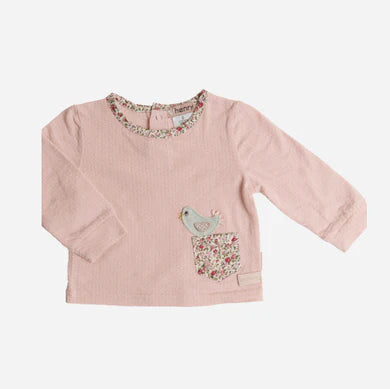 Love Henry - Baby Girls Knit Top - Pocket Birdy