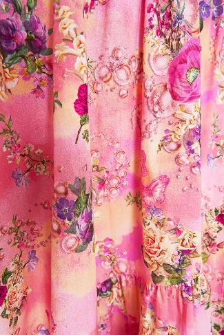 HIRE DRESS - CAMILLA - OZMOPOLITIAN RUFFLE
