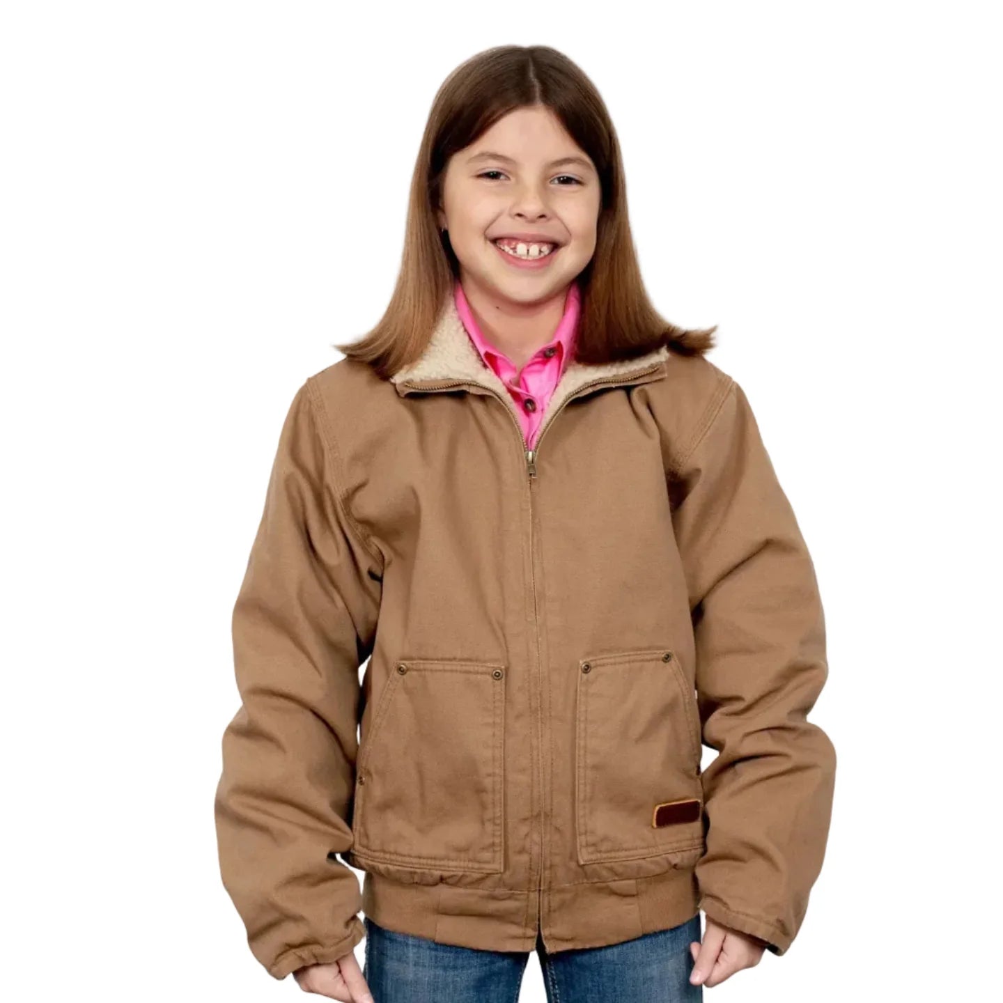 PRE ORDER - Just Country - Childrens Diamantina Sherpa Jacket