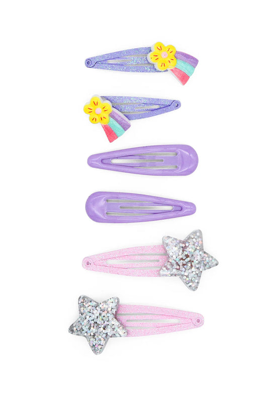 Morgan & Taylor -  Shooting Star Clip Set - Purple