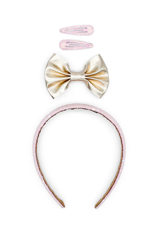 Morgan & Taylor -   Mini Cutie Pie Headband Set - Assorted Pink and Gold