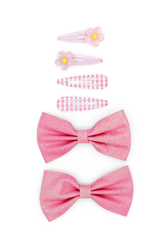 Morgan & Taylor -  Mini Sakura Hair Clip Set - Pink