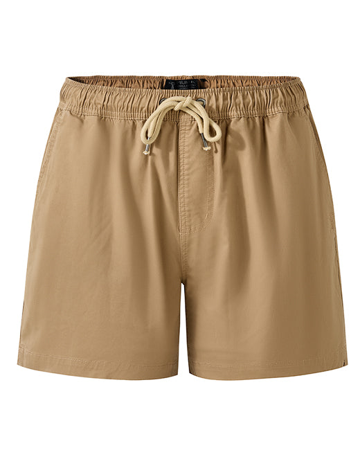 Pilbara - Mens Cotton Stretch Walk Short - Caramel