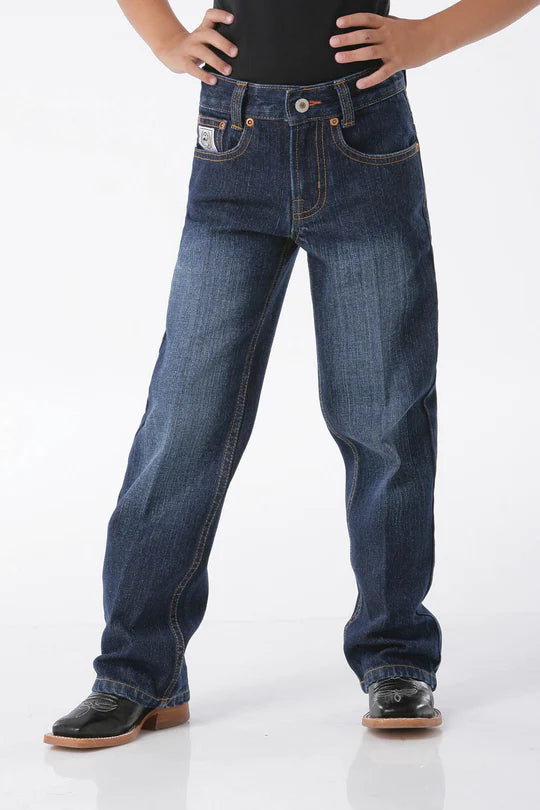 Cinch - Boys White Label SLIM Fit Jean - Dark Stonewash -MB12881002