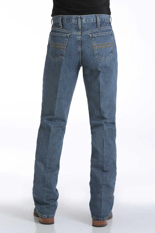 Cinch - Mens Silver Label (Slim) Jeans MB98034001 Medium Stonewash
