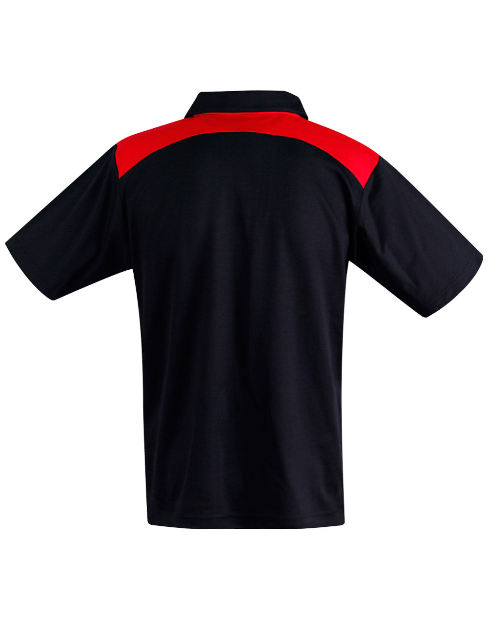 Winning Spirit True Dry Contrast Short Sleeve Polo -Red/Black