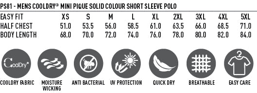 SPORTS PACK -VERVE POLO (MENS, WOMENS, CHILDREN)