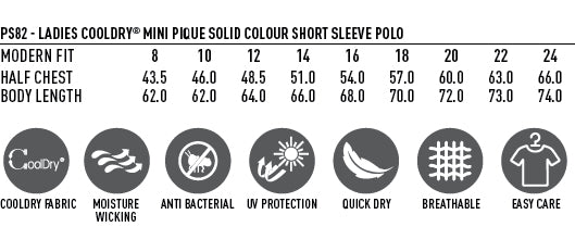SPORTS PACK -VERVE POLO (MENS, WOMENS, CHILDREN)