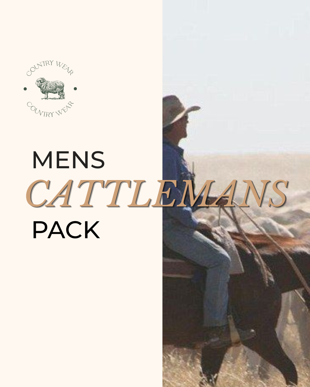 EMBROIDERED PACK - THE CATTLEMAN