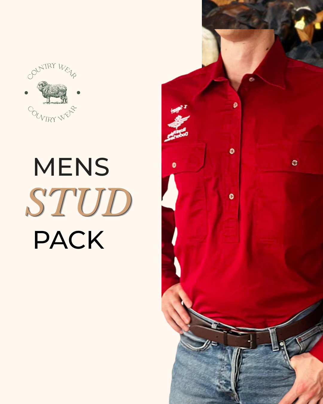 EMBROIDERED PACK - THE STUD