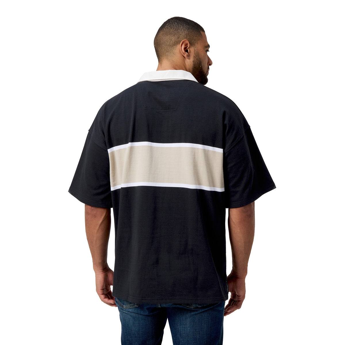 Canterbury - Mens Yarn Dye S/S Rugby - Jet Black