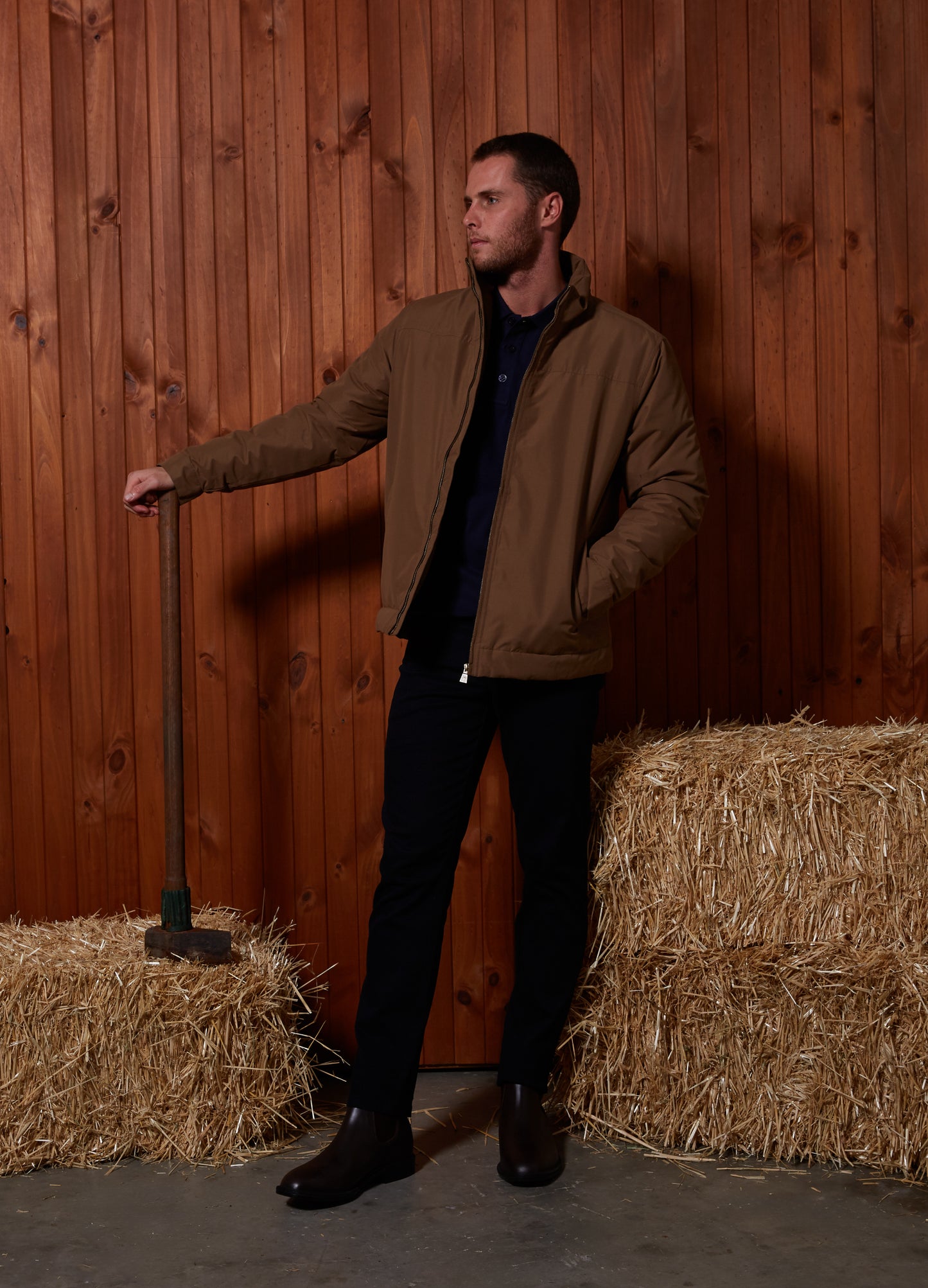 Pilbara - Mens Quilted Jacket - Whisky