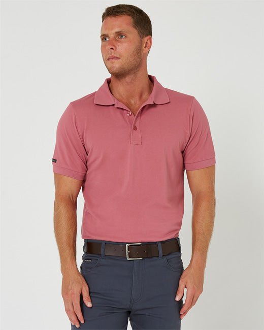 Pilbara - Mens Classic Polo - Cardinal