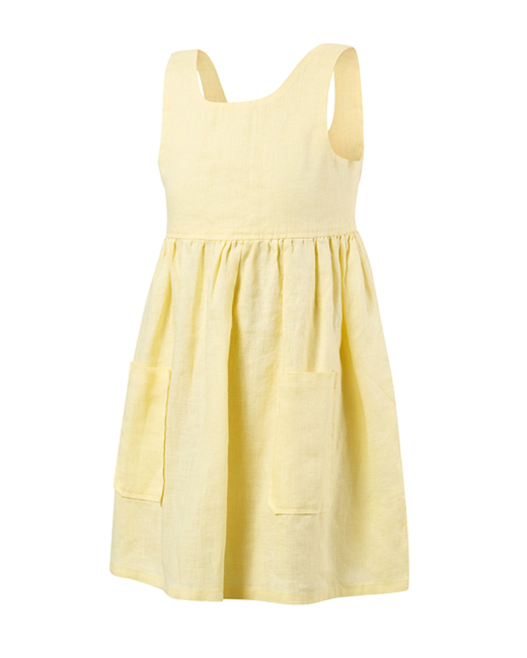 Pilbara - Girl's Zoe Linen Sundress - Daisy