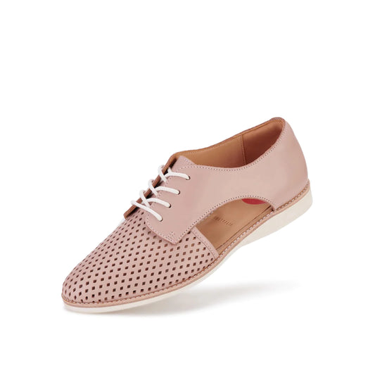 Rollie - Derby Side Cut Punch Chalk Pink