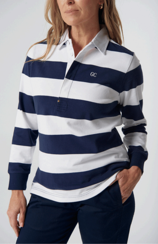 Goondiwindi Cotton - The Original Cotton Rugby - Navy/White