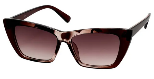 Unity - Womens Retro Fashion Sunglasses - Tort - 7689E