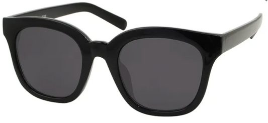 Unity - Retro Vintage Sunglasses - Black - 7576B