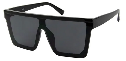 Unity - Mens Retro Vintage Sunglasses - Black - 7665B