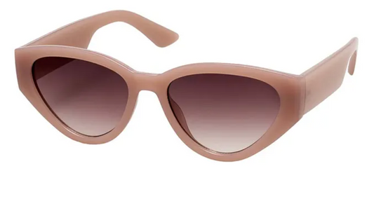Unity - Womens Retro Vintage Sunglasses - Dusty Rose - 7690P