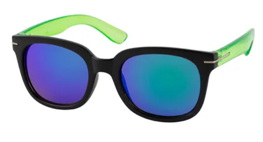 Unity - Kids Sunglasses - Matte Black/Green - 1901G