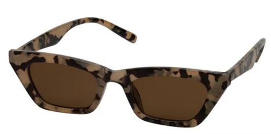 Unity - Womens Retro Fashion Sunglasses - Milky Tortoiseshell - 7684F
