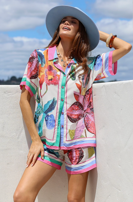 Joop & Gypsy - Orchid Summer Short Set - Multi