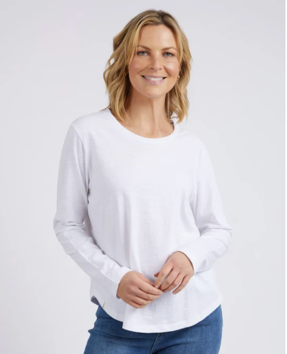 Elm Lifestyle - Everyday L/S Tee - White