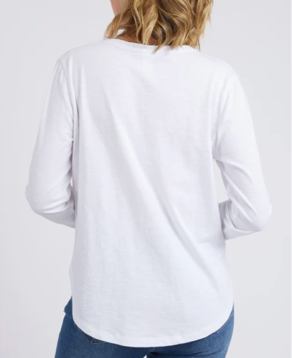 Elm Lifestyle - Everyday L/S Tee - White