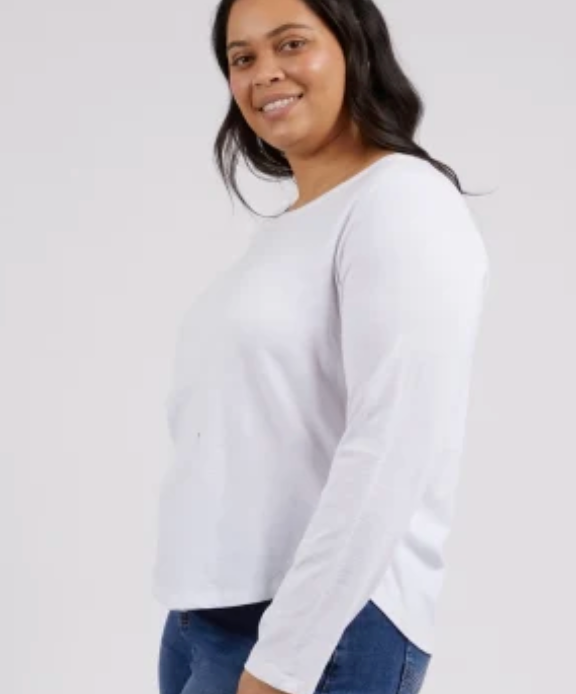 Elm Lifestyle - Everyday L/S Tee - White