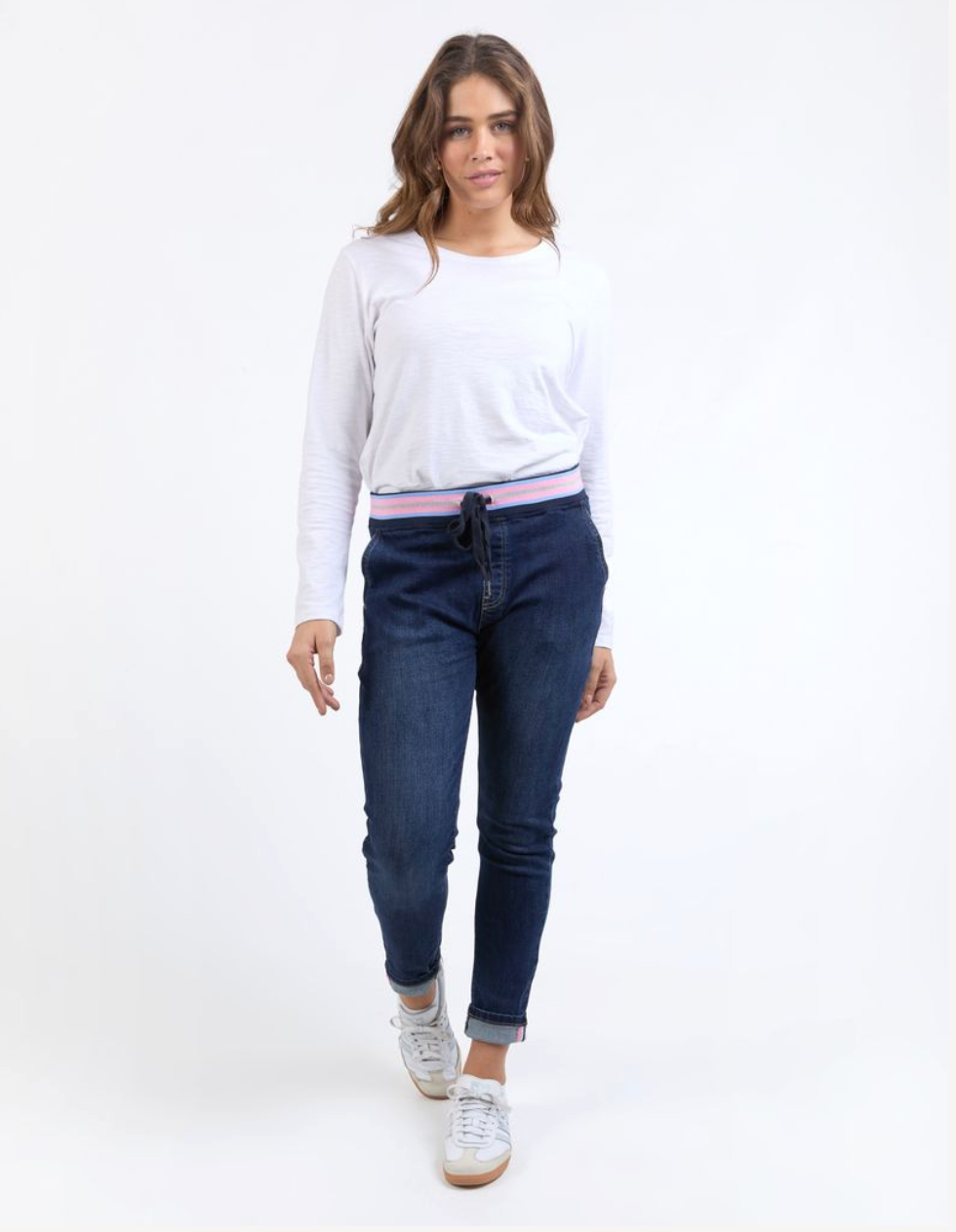 Elm Lifestyle  - Melody Denim Jogger - Indigo Wash