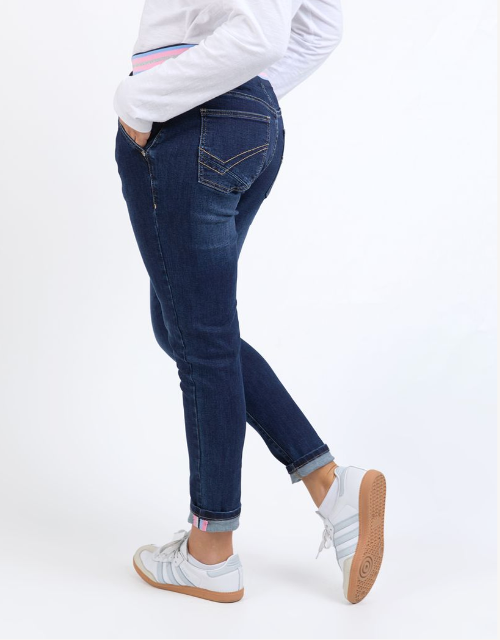 Elm Lifestyle  - Melody Denim Jogger - Indigo Wash