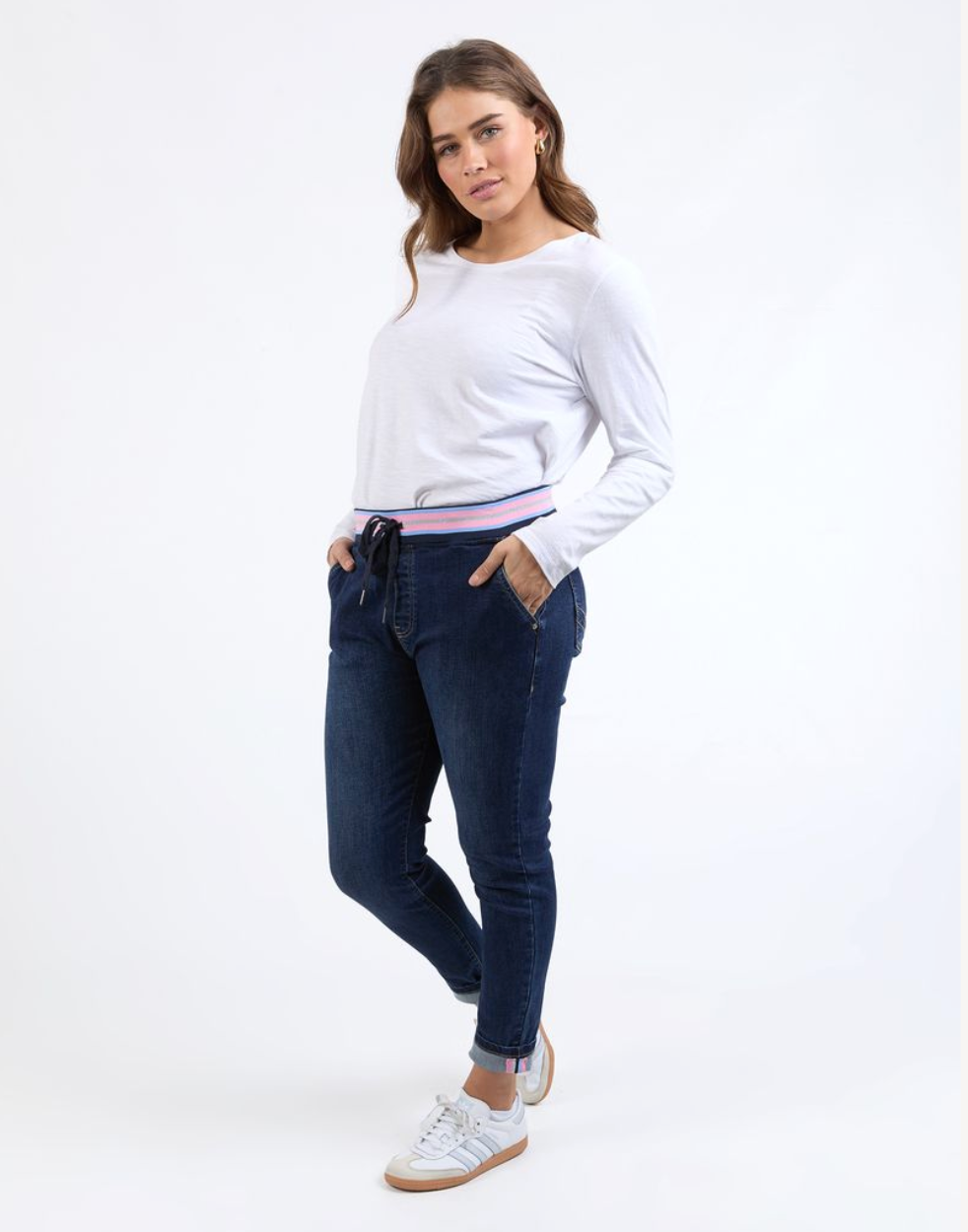 Elm Lifestyle  - Melody Denim Jogger - Indigo Wash
