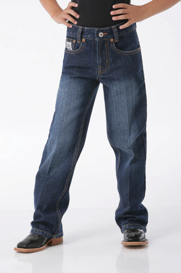 Cinch - Youth White Label REGULAR Fit Jeans - Dark Stonewash - MB12842002