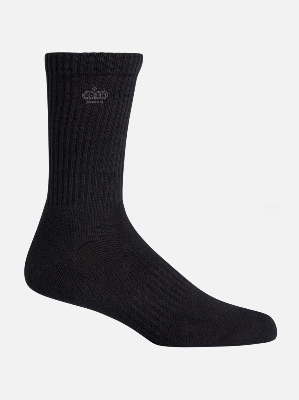 King Gee - Mens Cotton Crew Work Sock - 5 Pack - Black