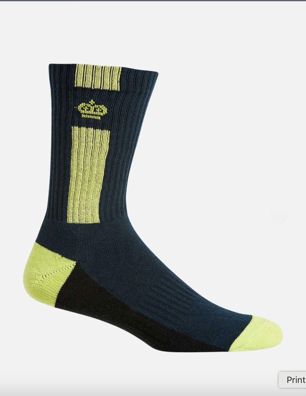 King Gee - Mens Cotton Crew Work Sock - 5 Pack - Multi