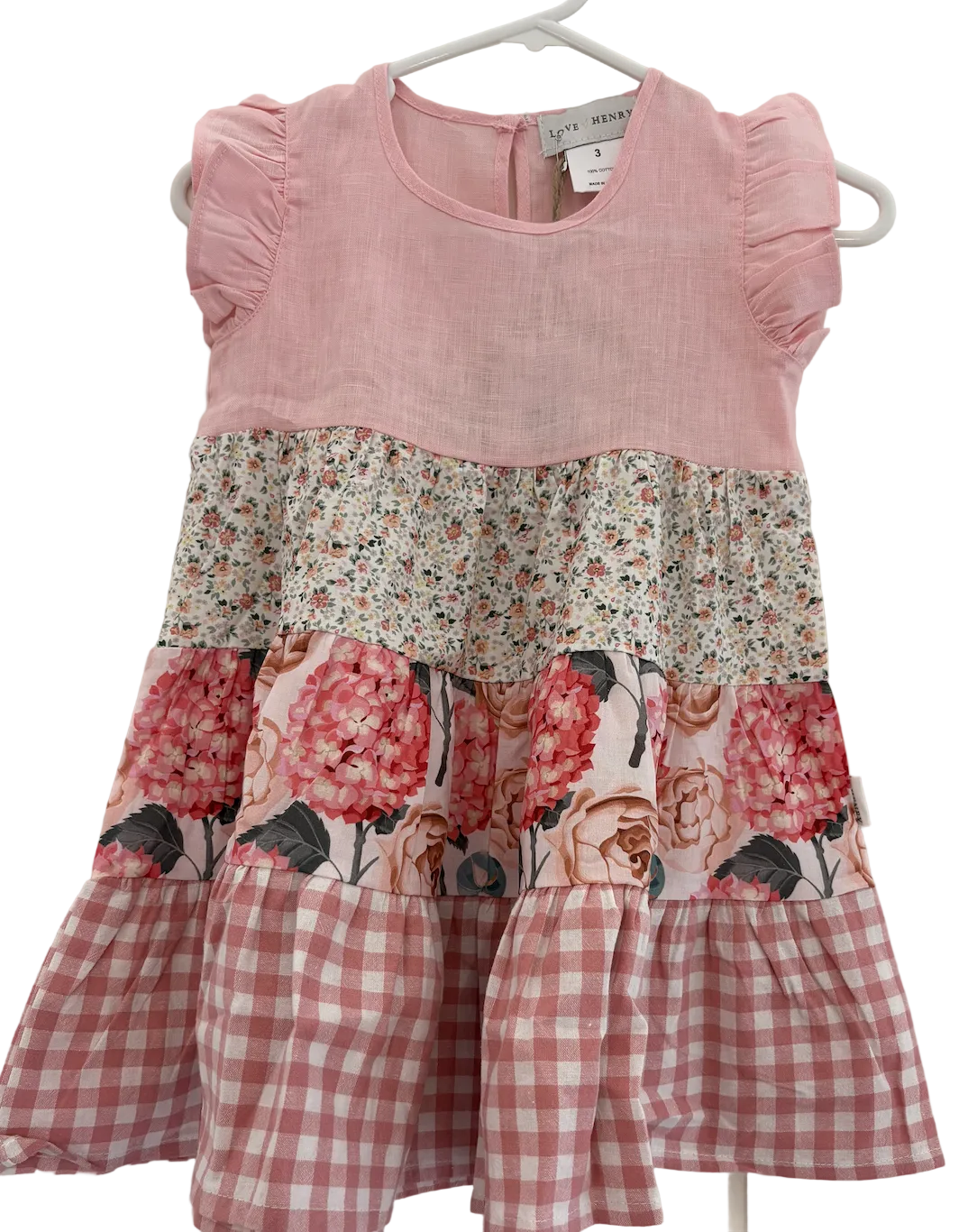 Love Henry - Girls Ivy Dress - Pretty Blossom