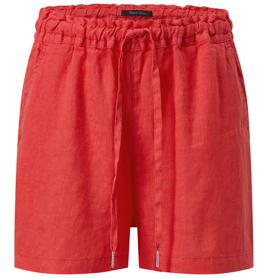 Pilbara - Womens Olivia Linen Short - Hibiscus