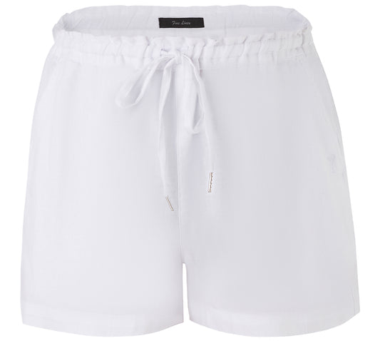 Pilbara - Womens Olivia Linen Short - White